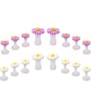 16pcs Daisy Toe Separators Silicone for Pedicure Nail Polish Gel Foot Toe Spacers Pedicures Nail Art Tools - Buy Online on SooperMarket.com