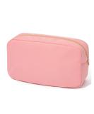 YogoRun Large Makeup Pouch Bag Travel Cosmetic Nylon Zipper Pouch for Women/Girls/Teens (Pink, L) - Buy Online on SooperMarket.com