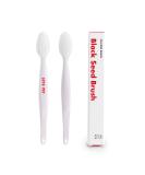 JAYU PET Black Seed Brush - Cat Acne Chin Treatment Cat Acne Brush Silicone Brush for Cats Chin Acne & Blackhead Exfoliation Double-sided Cat Grooming Brush (1PCS) - Buy Online on SooperMarket.com