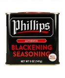 Phillips Blackening Seasoning used in Phillips Seafood Restaurants on Blackened Chicken, Fish & Seafood 5 Ounce (Pack of 1) - Buy Online on SooperMarket.com