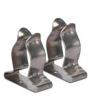 Stainless Steel Boat Hook Spring Clip Holder Bracket - Marine Spring Clip 9824S - 1 to 1-3/4 ID - Buy Online on SooperMarket.com