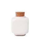 Porcelain Nail Art Acrylic Glass Dappen Dish with Wooden Lid - White - Buy Online on SooperMarket.com