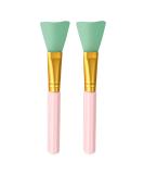 Face Mask Brush Set - 2 Silicone Makeup Applicators for Charcoal Mud and Clay Masks | Perfect for Skincare & Beauty - Buy Online on SooperMarket.com