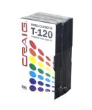 Craig CC358 Premium Blank T-120 VHS Video Tapes | 3-Pack | Video Casette Tapes Recordable and Reusable | 120-Minute Recording Time | 6-Hour Total Time | - Buy Online on SooperMarket.com