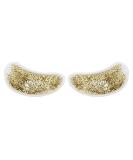 Hot Cold Therapy Eye Gel Bag - Reduce Dark Circles & Swelling | Reusable Cooling Mask | Glitter Golden Design - Buy Online on SooperMarket.com