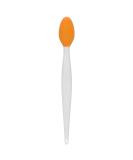 Silicone Nose & Lip Exfoliating Brush for Deep Cleaning and Blackhead Removal - Orange - Buy Online on SooperMarket.com