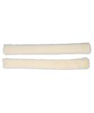 QHP Faux Fur Rein Protector with Velcro Fastening - Cream 45 cm | International Shipping Available - Buy Online on SooperMarket.com