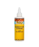 Fiebing's Leathercraft Cement - Leather Glue (4oz) - Quick Drying  High Strength  Flexible Adhesive w/Permanent Bonding for Craft or Repair for Leather Jackets  Shoes  Wallets  Furniture - Non-Toxic - Buy Online on SooperMarket.com