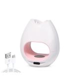 Mini White USB UV LED Nail Lamp 16W Portable Rose Shape Nail Dryer for Gel Polish Manicure - Button Model - Buy Online on SooperMarket.com