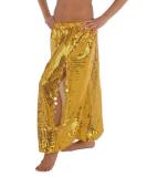 Miss Belly Dance Sequined Harem Pants - Gold | One Size - Buy Online on SooperMarket.com