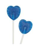 Blue Raspberry Heart Lollipops 5.2g each Individually wrapped (100) - Buy Online on SooperMarket.com