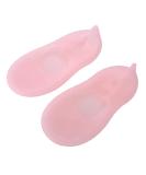 Moisturizing Silicone Gel Socks for Plantar Fasciitis Relief | Anti-Crack Foot Care Tool (L-Rosa) - Buy Online on SooperMarket.com