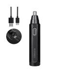 Buy Electric Nose Hair Trimmer - USB Rechargeable Painless Eyebrow & Facial Hair Trimmer for Men & Women Washable Double Edged Blade (Black) | Fast International Shipping - Buy Online on SooperMarket.com