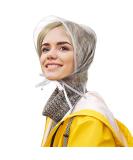 12 Pieces Rain Bonnet with Visor Clear Plastic Rain Hats Waterproof Rain Scarf for Women Lady Rain Wear - Buy Online on SooperMarket.com