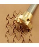 Leather Stamp Tool Basket Weave Stamping Working Carving Punches Tools Craft Saddle Brass 163B - Buy Online on SooperMarket.com