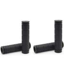 2 Pairs Soft Black Rubber Bicycle Handlebar Grips for BMX MTB Mountain Road Scooter Bike - Buy Online on SooperMarket.com