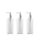 3Pcs 100ml Empty Refillable Clear Plastic Pump Bottle Travel Bottle Make Up Cosmetic Container Dispenser for Lotion Shampoo 100ml/3.4oz - Buy Online on SooperMarket.com