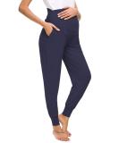 Love2Mi Maternity Women's Casual Lounge Jogging Pants | Stretchy & Comfortable | Navy Blue - Buy Online on SooperMarket.com