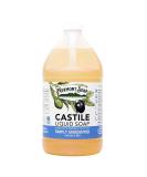 Vermont Castile Soap Unscented 64 Fl Oz - Gentle Liquid Soap for Sensitive Skin, Natural Body Wash, Organic Shampoo - Aloe Castile Soap for Men & Women - Buy Online on SooperMarket.com