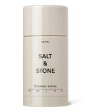 SALT & STONE Natural Deodorant (Santal, Nº 1) - Made with Probiotics & Shea Butter. 24 Hour Odor Protection For Women & Men. Aluminum Free, Paraben Free, Cruelty Free & Vegan (2.6 oz) - Buy Online on SooperMarket.com