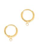 50pcs Adabele Hypoallergenic Dangle Tarnish Resistant Round Earring Hooks Leverback Huggies Earwire 14mm (0.55 Inch) Long Gold Plated Brass BF263-1 14mm - 50pcs Gold - Buy Online on SooperMarket.com