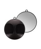 T4B LUSSONI Black Wide Practical and Professional Hairdressing Hand Mirror 29 cm for Salons Barbers Beauticians for Men and Women - Buy Online on SooperMarket.com