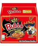 SAMYANG 2x Spicy Ramen Noodles (5-Pack) | Authentic Korean Flavor | Double the Heat | Quick & Easy Prep - Buy Online on SooperMarket.com