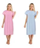 Abiha Labor and Delivery Gown - Stylish Maternity Nightgown for Hospital Stay - Pink L-XL - Buy Online on SooperMarket.com