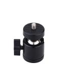 AKOAK 1/4" Swivel Mini Ball Head Screw Tripod Mount for DSLR Camera Camcorder Light Bracket, Pack of 1 - Buy Online on SooperMarket.com