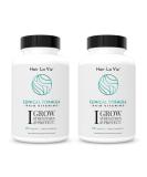 Hair La Vie Clinical Formula Hair Vitamins with Biotin and Saw Palmetto - 2-Pack for Healthy Hair and Wellness - 180 Count x 2 - Buy Online on SooperMarket.com