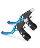 DISIWENE 1 Pair Bicycle Brake Lever, V-Brake Handlebar Aluminium Alloy Bike Brake Handle Universal 2.2cm for Most Bicycle, Road Bike, Mountain Bike (Blue) - Buy Online on SooperMarket.com