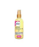 Veet Miraculous Oil Pre & Post Hair Removal All Skin Types & Body Areas 100ml With Omega 3 Vitamins Argan Oil Shea Butter & Almond Oil Suitable for Dermaplaning Shaving Waxing & Moisturising - Buy Online on SooperMarket.com