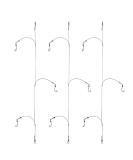 Dyxssm Stainless Steel Fishing Hooks with Leader Rigging - 3 Hook Line Rig for Fishing, 10# Style-b - Buy Online on SooperMarket.com