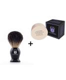 Henry Cavendish Lavender Shave Kit - Luxury Shaving Soap with Shea Butter Coconut Oil & Badger Hair Brush - International Shipping Available - Buy Online on SooperMarket.com