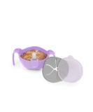 b.box 3 in 1 Toddler Bowl | Boysenberry 8.5 oz | Includes Straw Lid & No Spill Snack Insert | Dishwasher & Microwave Safe | BPA Free | Ages 6 mo - Buy Online on SooperMarket.com
