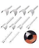 Odowalker Strap End Punch Set - 10pc Leather Craft Tools for Crafting Strap Belt Wallets & Bags - Half-Round Cutter Punch (5-50mm) - Buy Online on SooperMarket.com