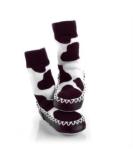Mocc Ons Slipper Socks 2-3 Years Cow Print | Washable Leather Sole | 24-36 Months - Buy Online on SooperMarket.com