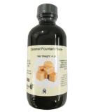 OliveNation Caramel Flavor Fountain 8oz - Low Sugar, Gluten-Free, Kosher Flavoring for Beverages, Ice Cream, Soda, Baked Goods - Buy Online on SooperMarket.com
