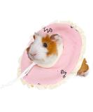 Small Pet Elizabeth Collar Protective Circle Nursing Ring Lightweight Elizabethan Collar for Guinea Pigs and Rabbits Pink - Buy Online on SooperMarket.com