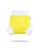 Petit Lulu Pull Up Cloth Nappy Wrap | Size M | Washable Diaper Wrap | Reusable Cloth Nappies | Made in Europe (Yellow) - Buy Online on SooperMarket.com