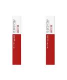 Maybelline Superstay Matte Ink Orange Red Liquid Lipstick 330 Innovator 5 ml (Pack of 2) 330 Innovator 5 ml (Pack of 2) - Buy Online on SooperMarket.com