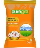 Puregro Premium Golden Sella Basmati Rice 2kg - Buy Online on SooperMarket.com