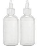 BRIGHTFROM Twist Top Applicator Bottles 4 oz - Pack of 2 | Refillable Squeeze Plastic Bottles for Multi Purpose Use - Buy Online on SooperMarket.com