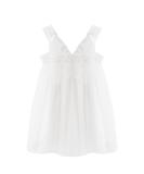 PythJooh Baby Girl Tulle Dress with Butterfly Wings | Sleeveless Tutu Princess Dress for Toddlers | Daisy Stars Sundress (6-9 Months, White) - Buy Online on SooperMarket.com