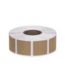 Roll of 1000 7/8" Square Target Pasters Brown - Buy Online on SooperMarket.com