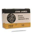 John James Size 10 Sharp Beading Needles - 25 Pack | Quality Craft Needles - Buy Online on SooperMarket.com