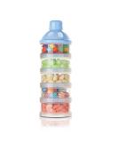 Felly Portable 4-Layer Formula Dispenser & Snack Storage Box - Blue | Ideal for Travel & Outdoor Activities - Buy Online on SooperMarket.com