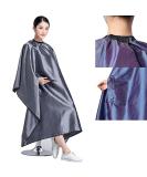 Waterproof Hair Cutting Cape with Hand Holes for Salon Clients - Gray - Buy Online on SooperMarket.com