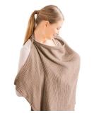 Buy Aohcae Breastfeeding Cloth - On-the-Go Nursing Cover & Silent Scarf in Brown & Coffee - Buy Online on SooperMarket.com