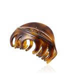 Large Chic Styling Hair Claw Clip - Organic Glass Hair Clamp for Women and Girls - Hair Barrette for Thick Hair Amber - Buy Online on SooperMarket.com